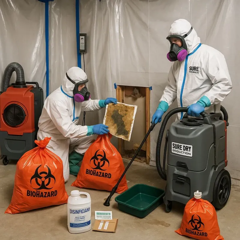 Contaminated Water Handling Protocols process in Paramount, CA